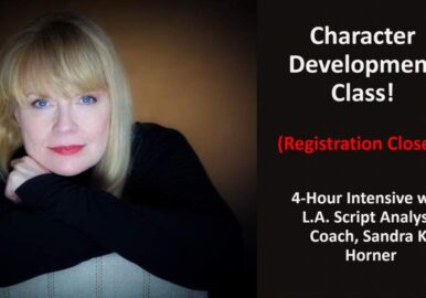 Character Development Class AD SKH. Registration Closed